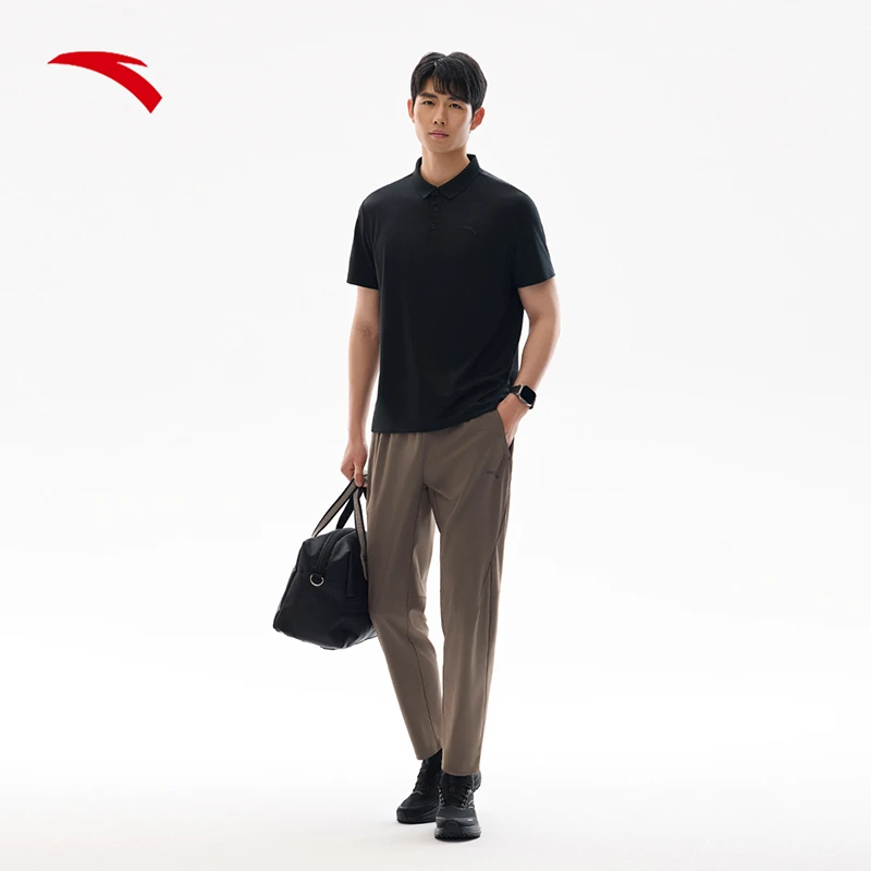 【顺利大队专属】安踏型动polo男商务休闲速干t恤潮流针织952527135