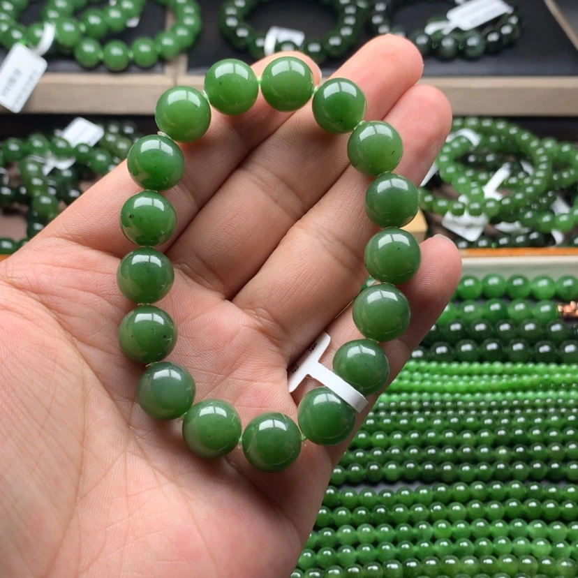 【闪购商品】未镶嵌手串和田玉（碧玉）卡12