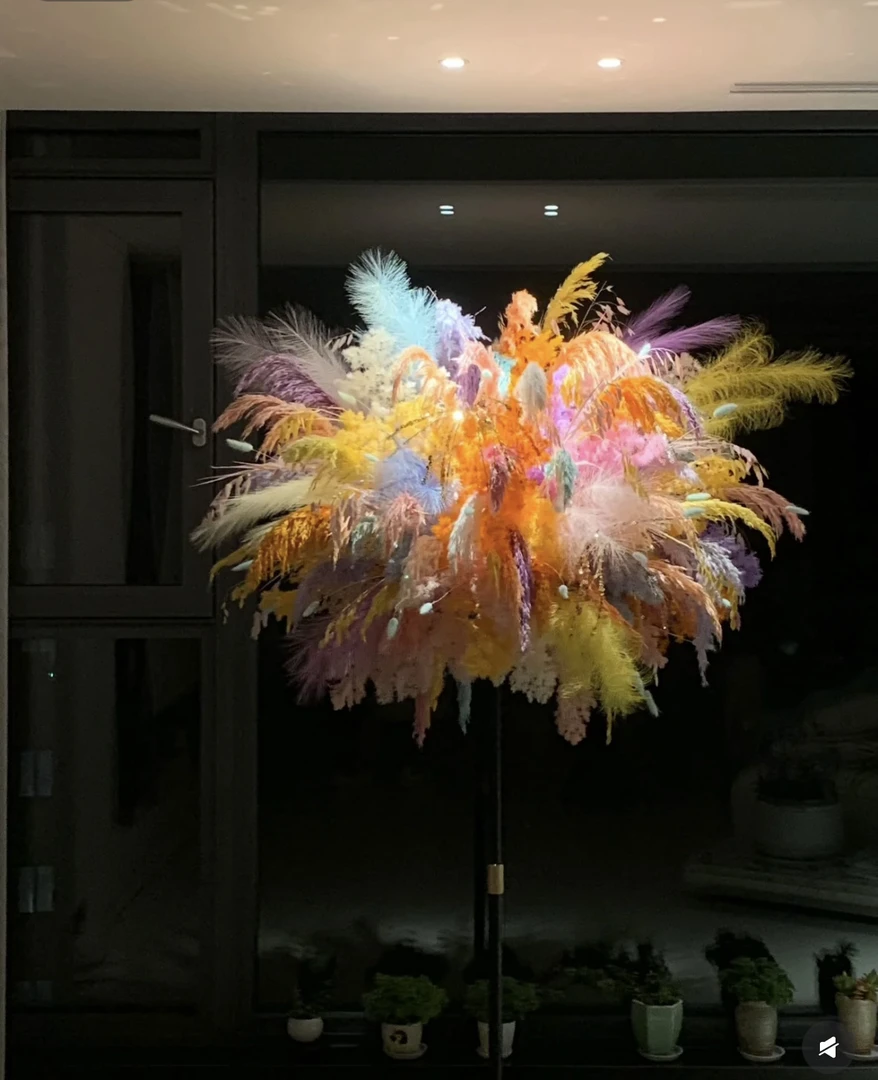 白日焰火永生花材料包定制，带图询价