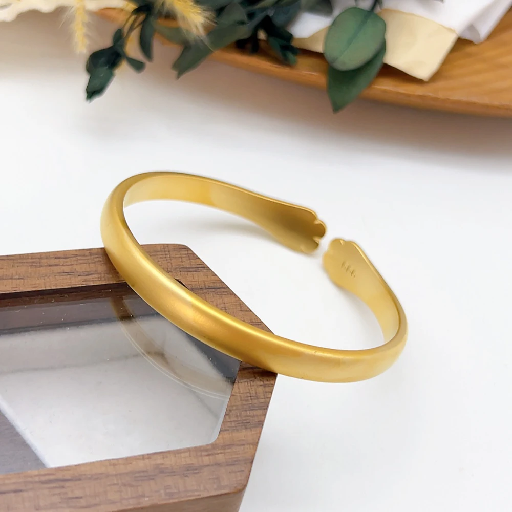 铜合金手镯 02687 好啊商店 招财纳福手镯 开口可调节