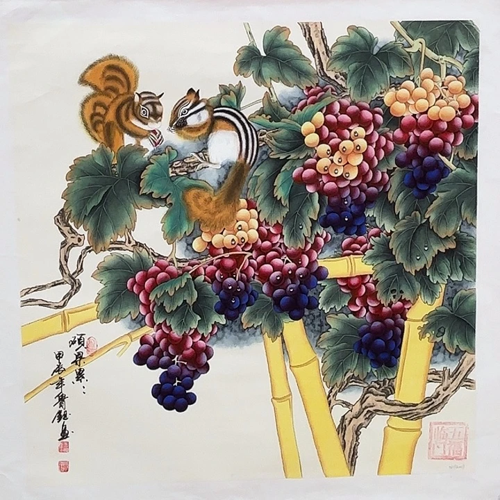 国画鲁钰先生精品系列