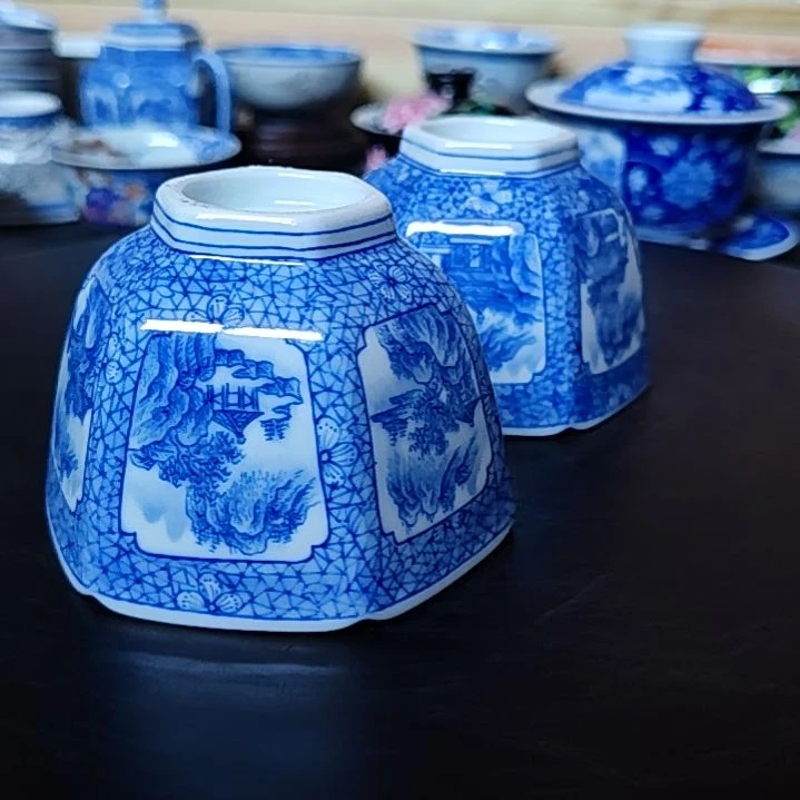 L***f景德镇陶瓷茶具套装摆件杯