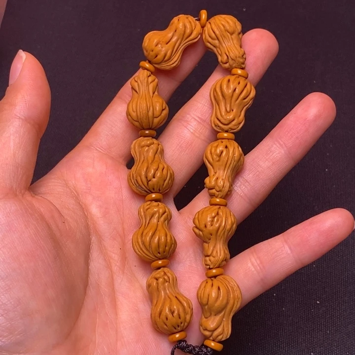 桃核吊坠秦岭龙纹桃核1