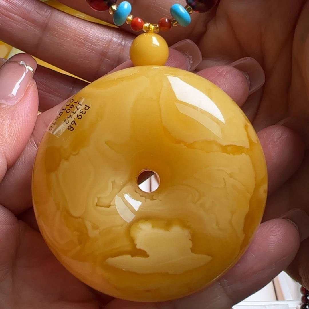 蜜蜡毛衣链未镶嵌无优化