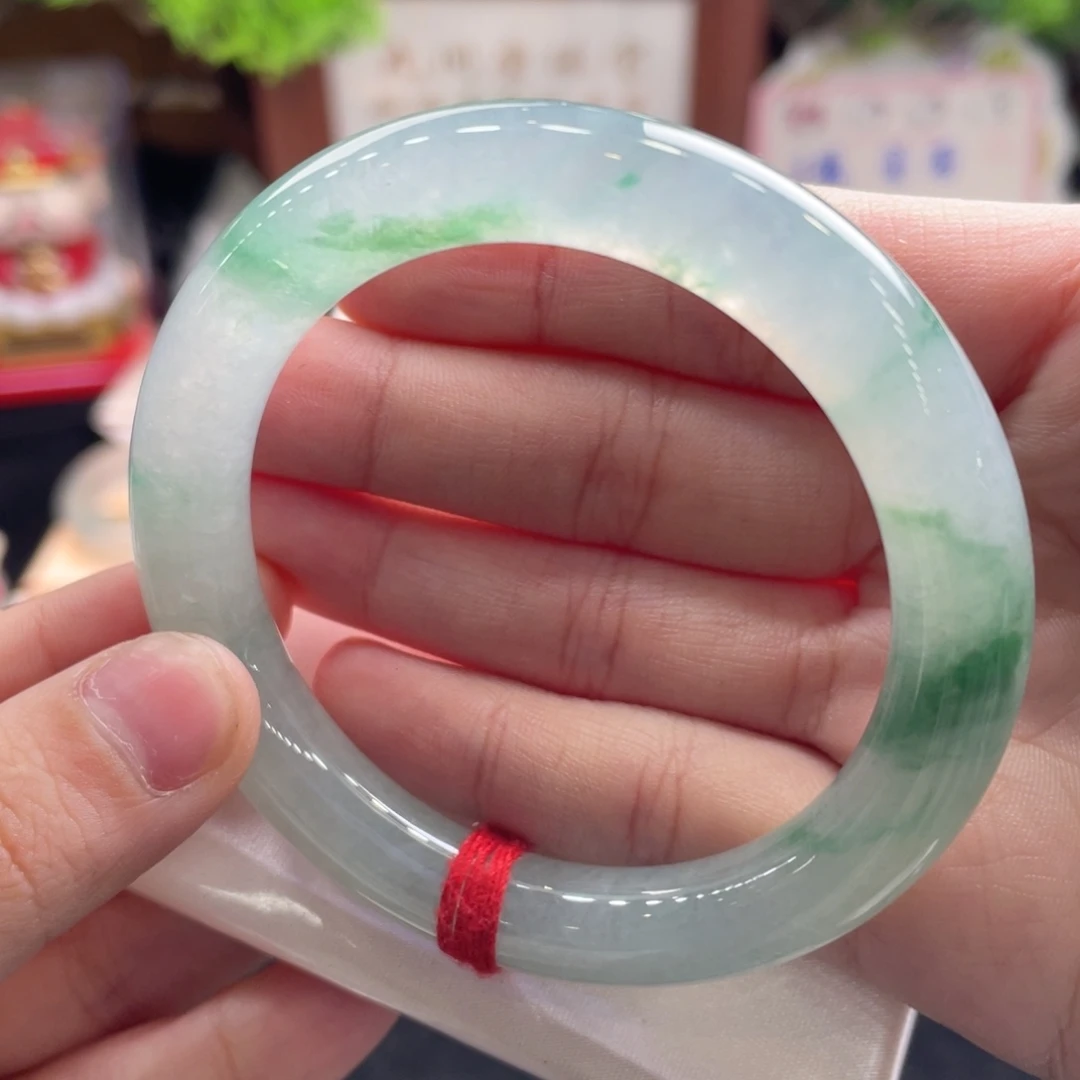 翡翠未镶嵌手镯21号