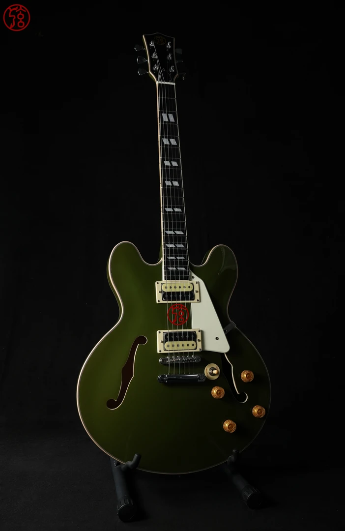 精致手调匹克335爵士电吉他