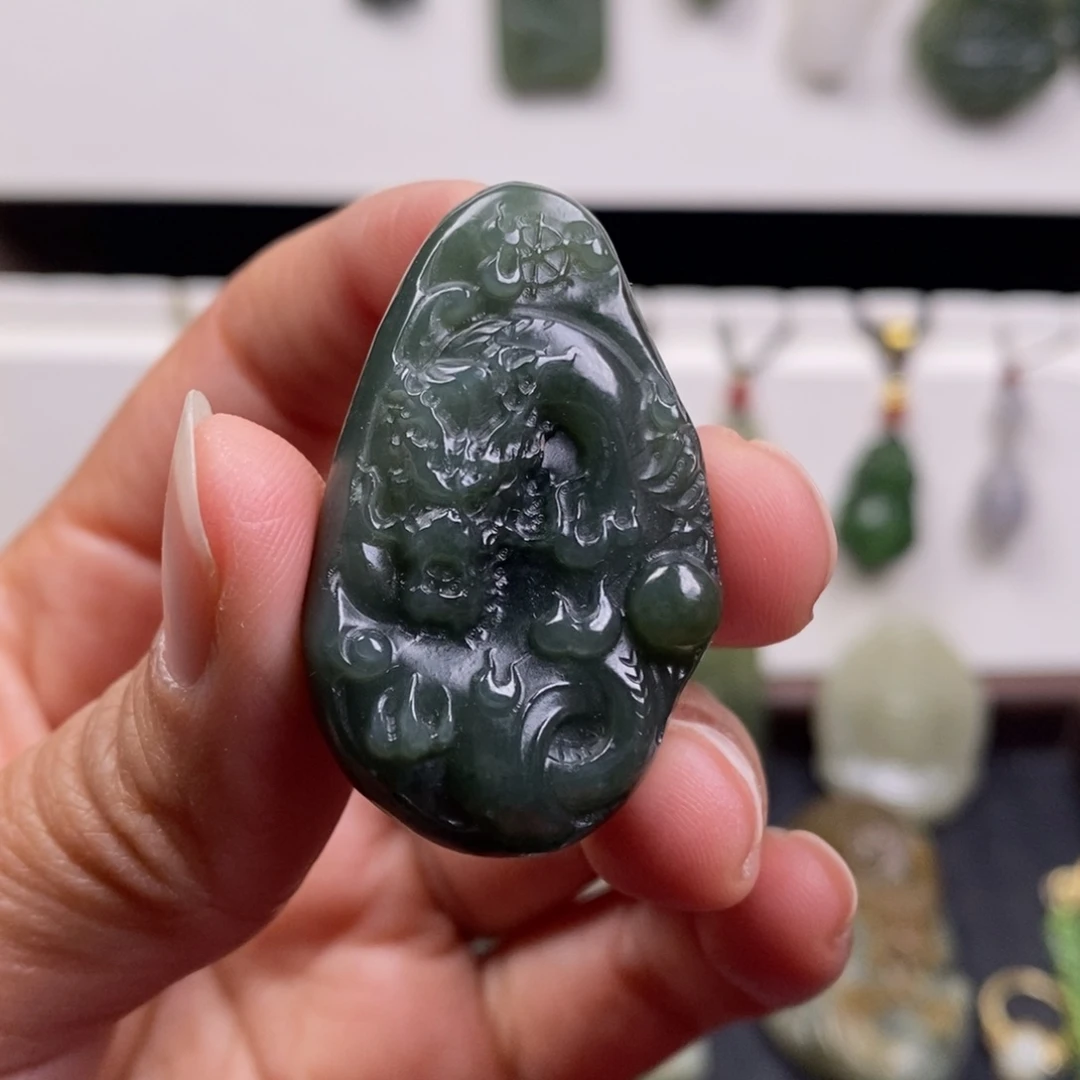 和田玉未镶嵌挂件和田玉吊坠挂件