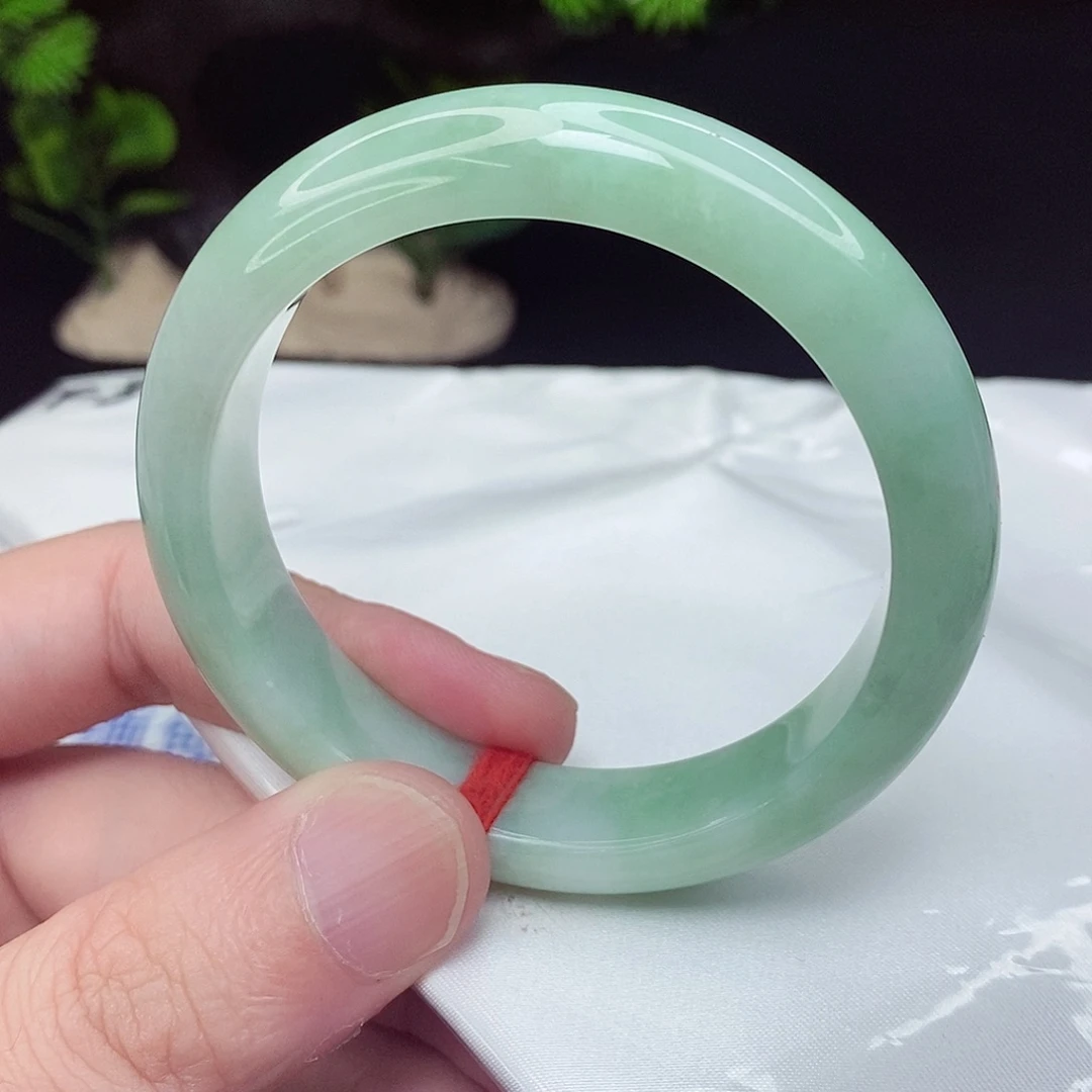 未镶嵌手镯翡翠54.8圈