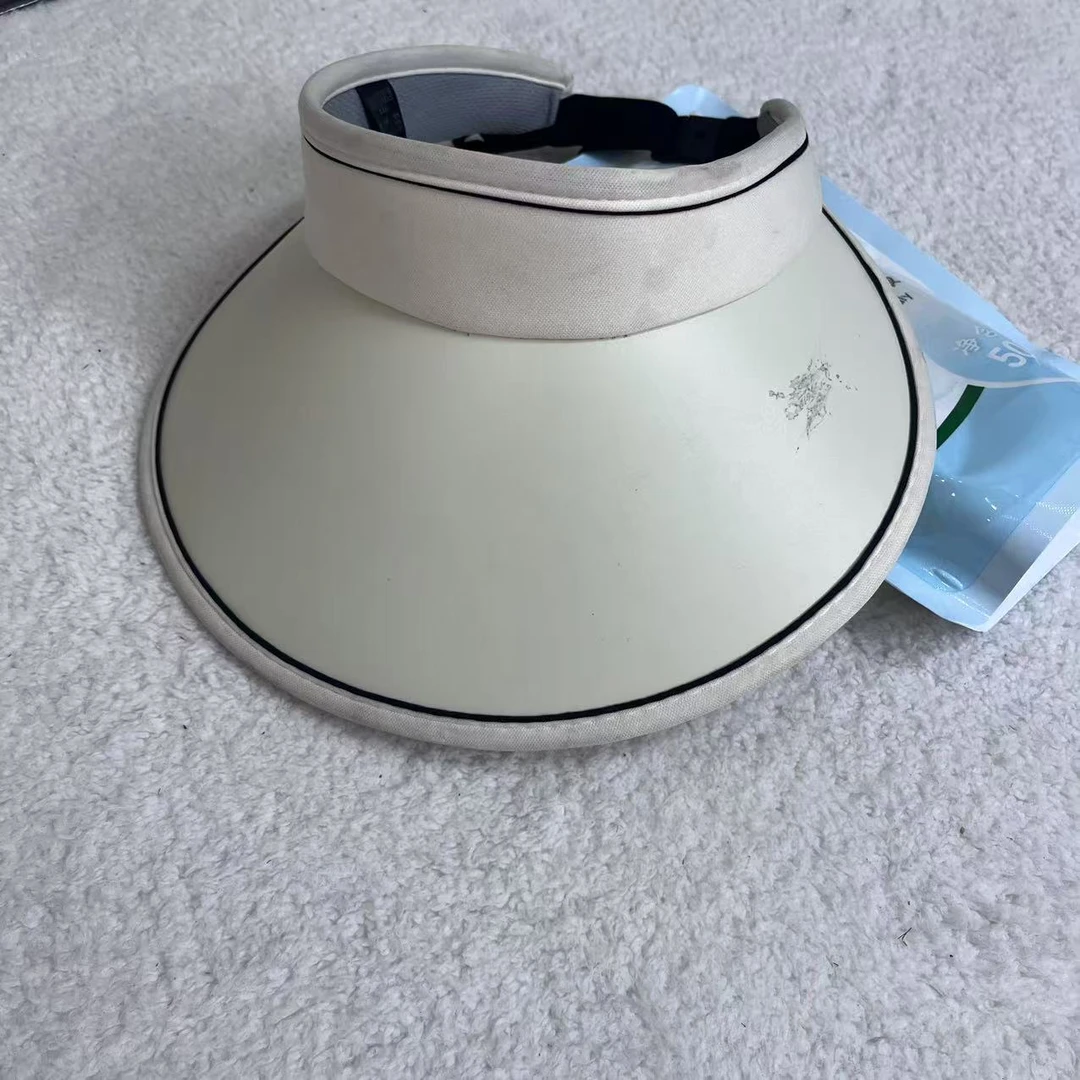 夏季日常休闲简约百搭//洗//女士遮阳空顶防晒帽H4389