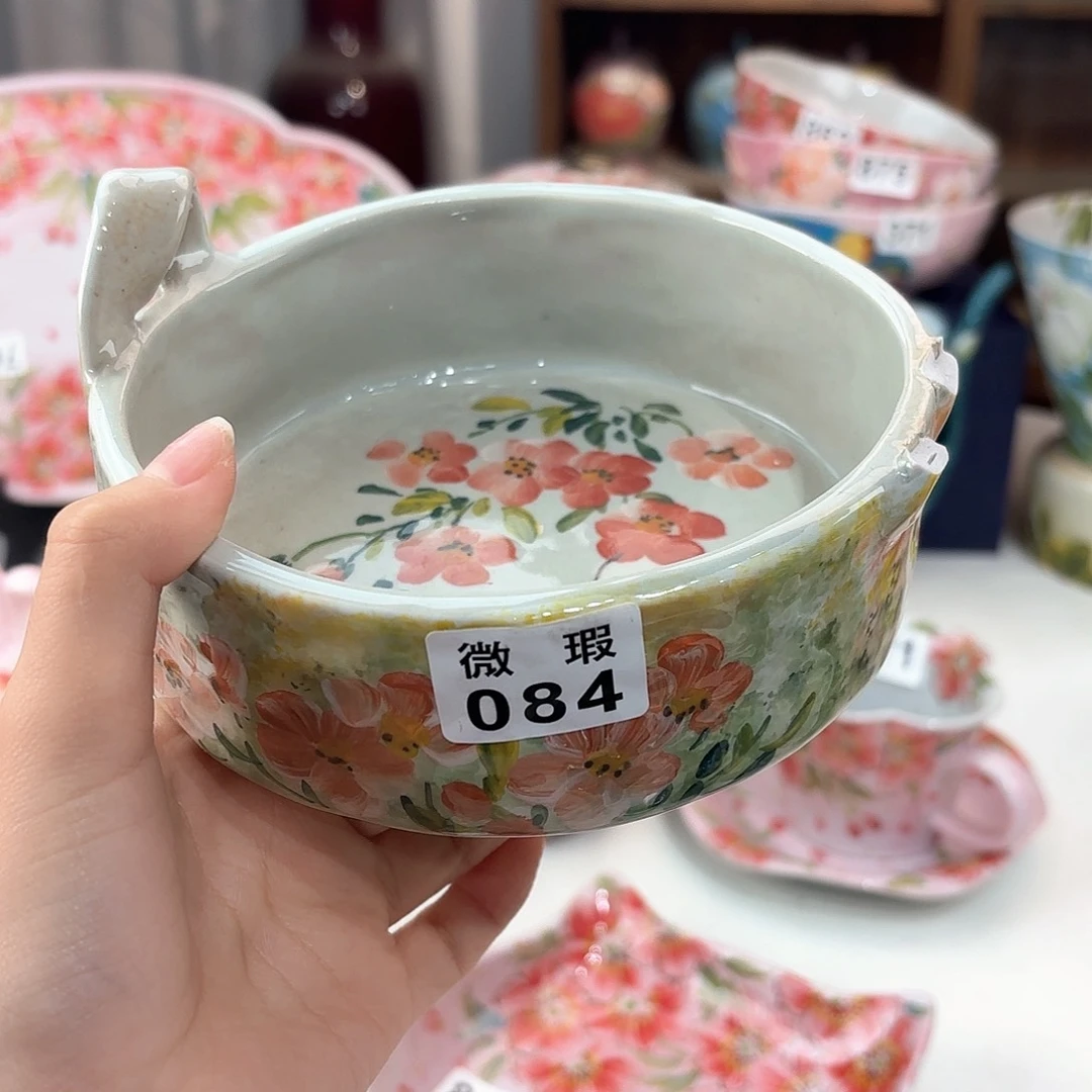 景德镇手绘高温釉下彩陶瓷茶具