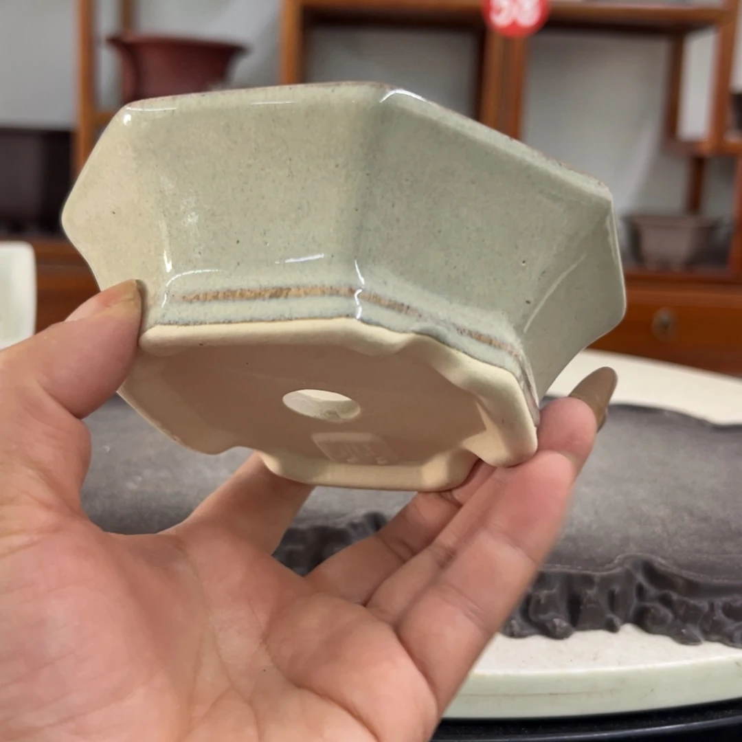 紫砂花盆瑕疵3.5-11。。。