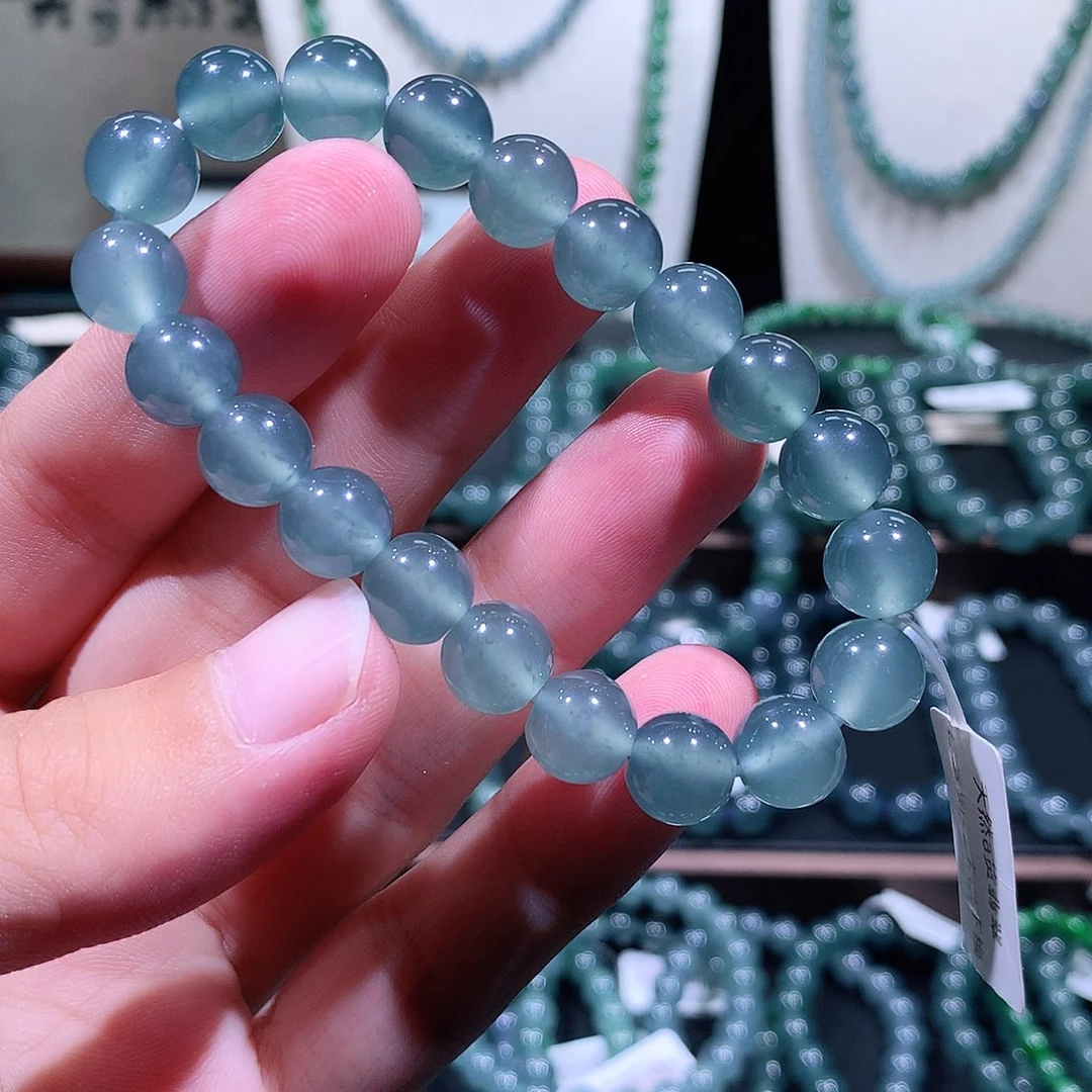 未镶嵌手链翡翠天然a货翡翠手串9.6