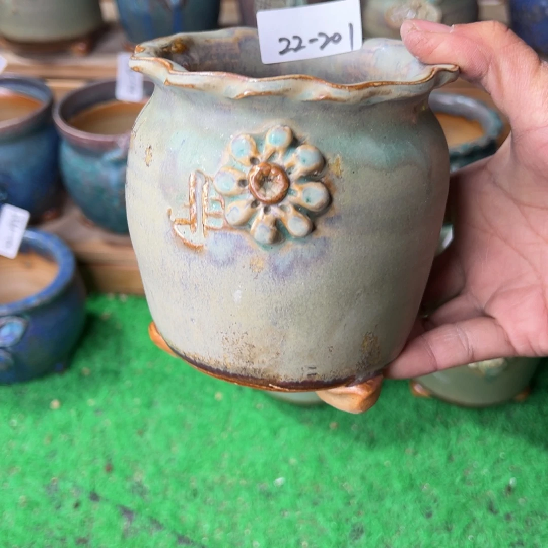 22-201花盆小鹿园艺