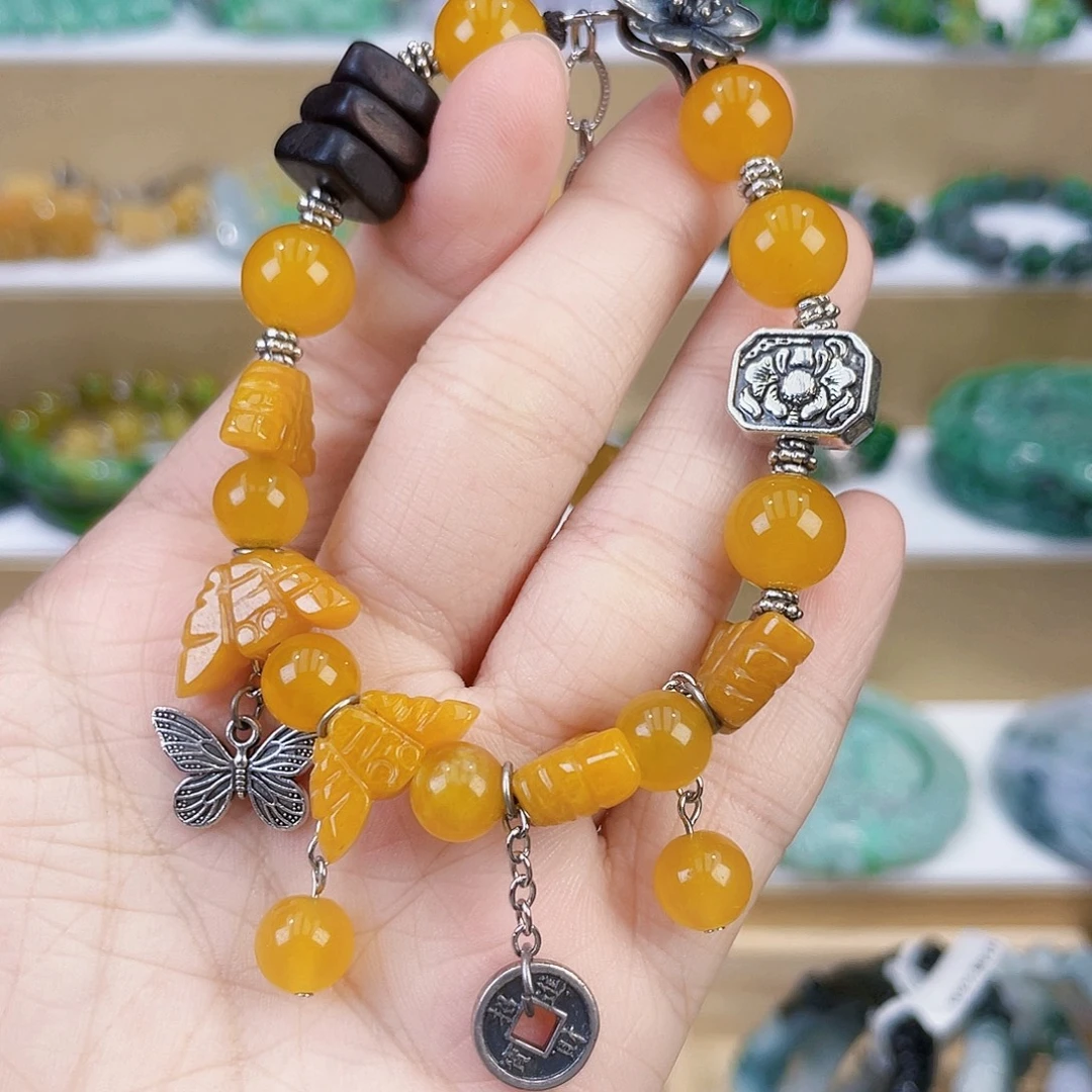 翡翠未镶嵌手链手链