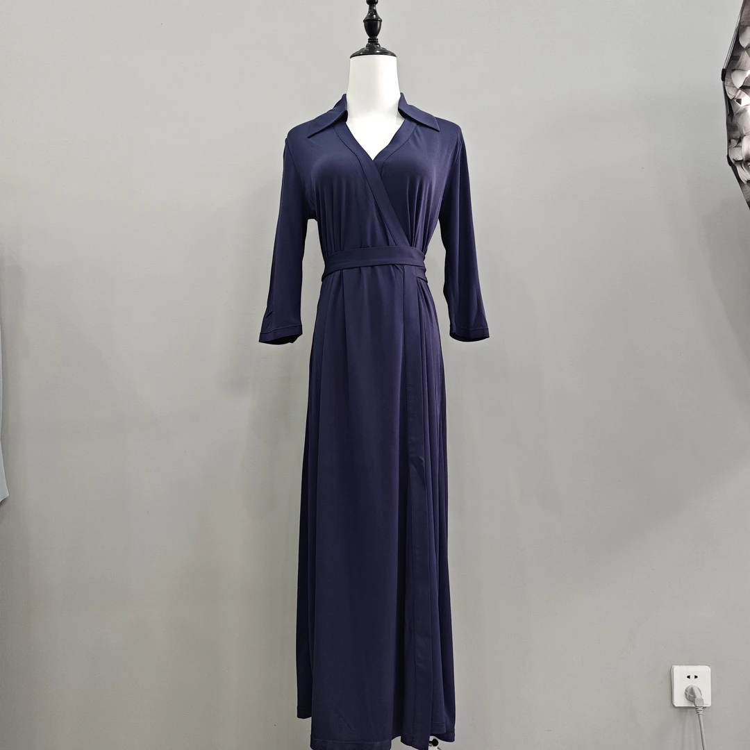 FG-JY1629高端系列轻奢新款高定针织桑蚕丝连衣裙