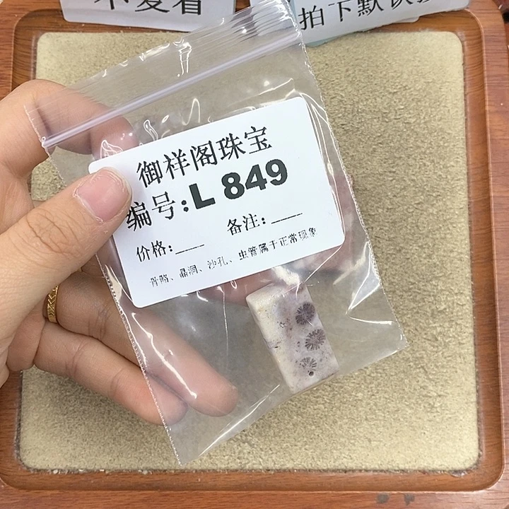硅化珊瑚（珊瑚玉）颈饰未镶嵌?