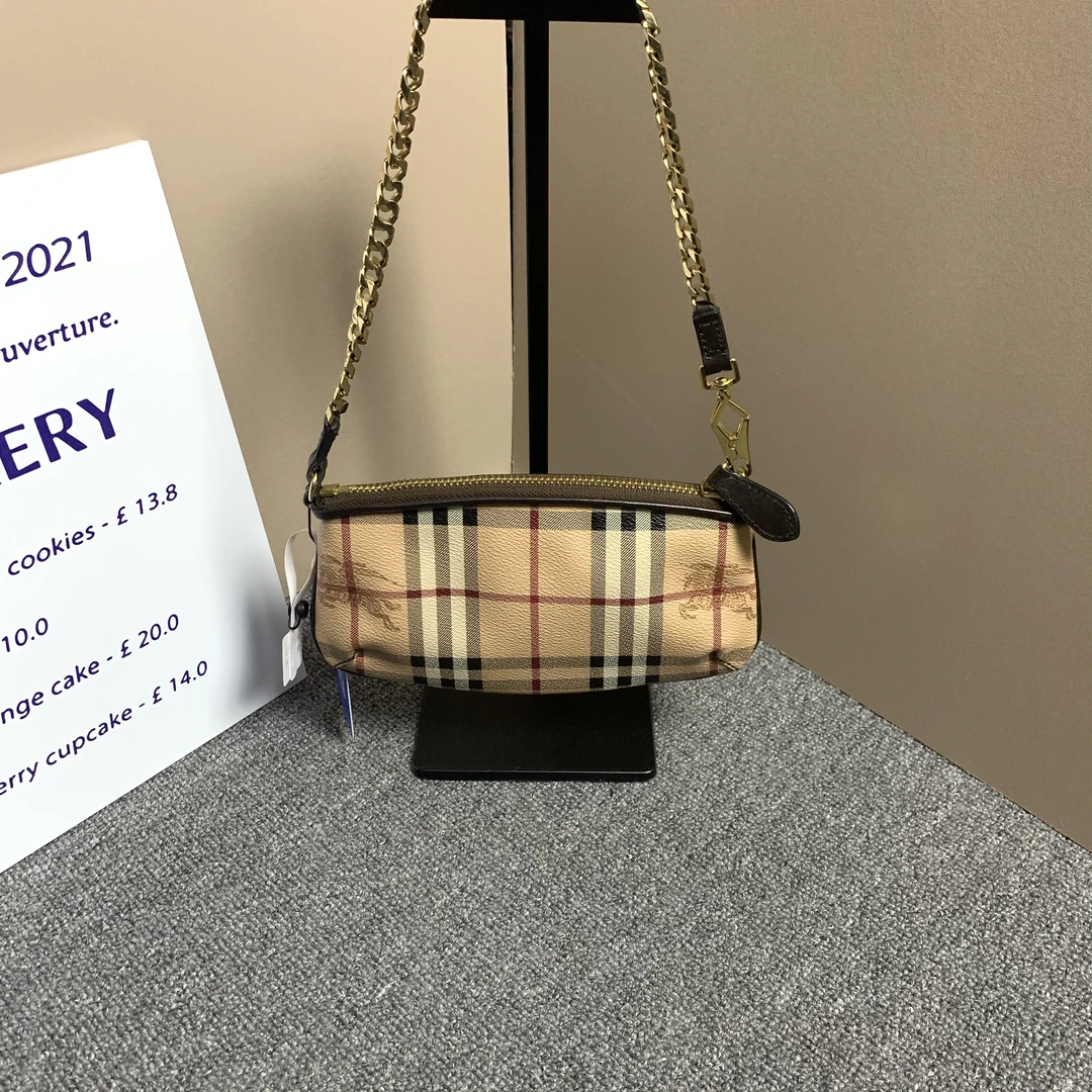 95新 BURBERRY/博柏利 博柏利斜挎包/Burberry麻将包/单肩包