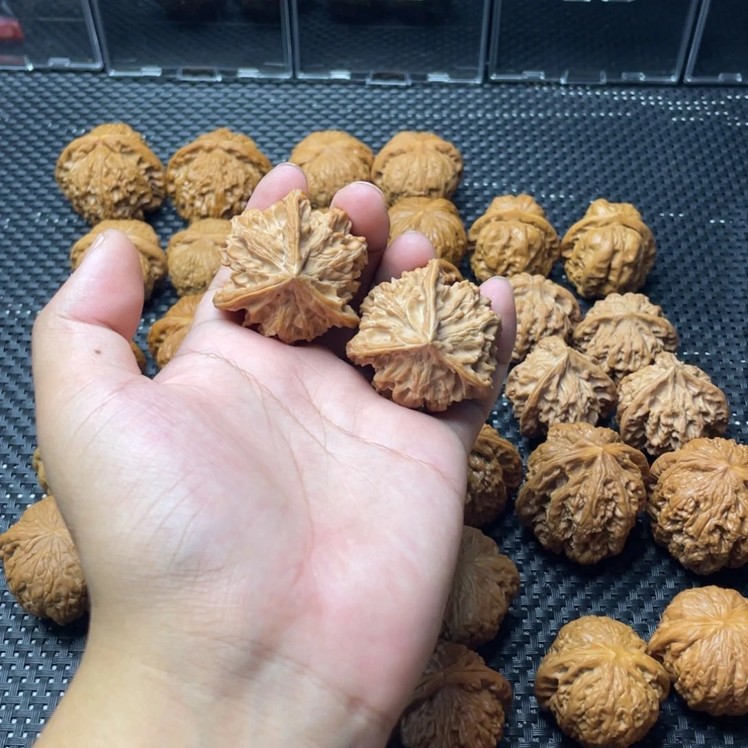 把件文玩核桃盘山三棱41全品