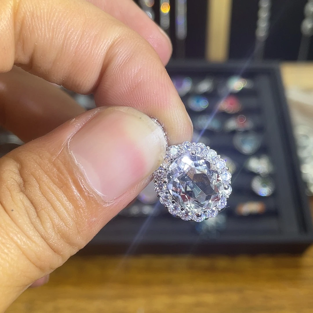 紫晶珠宝半成品未镶嵌