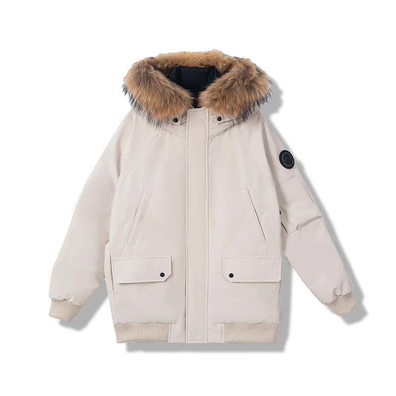 YAYA/鸭鸭运动户外男女同款保暖宽松羽绒服5w168l