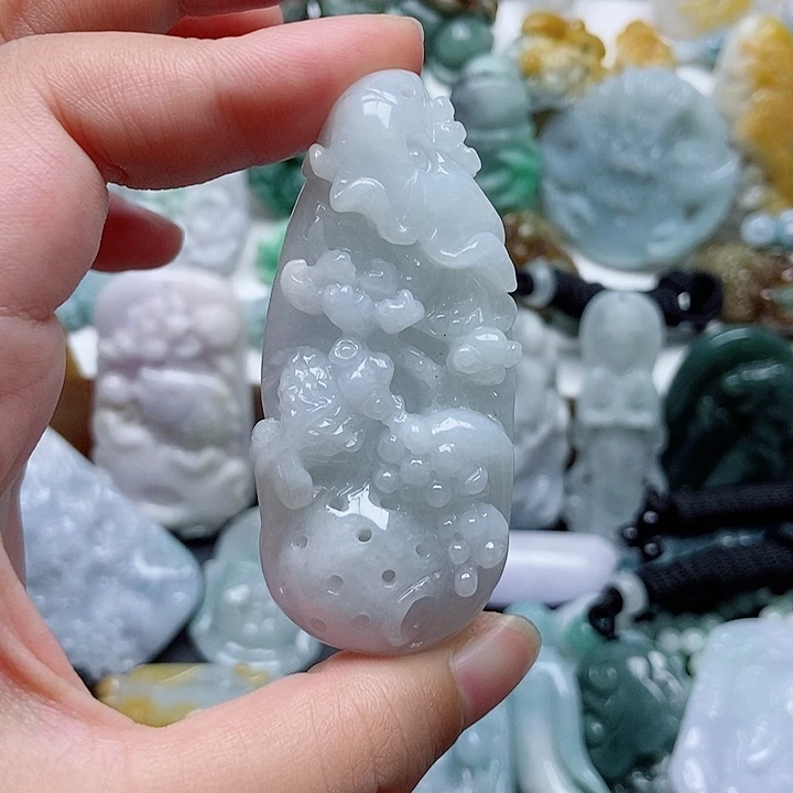 吊坠(不含链)未镶嵌翡翠1