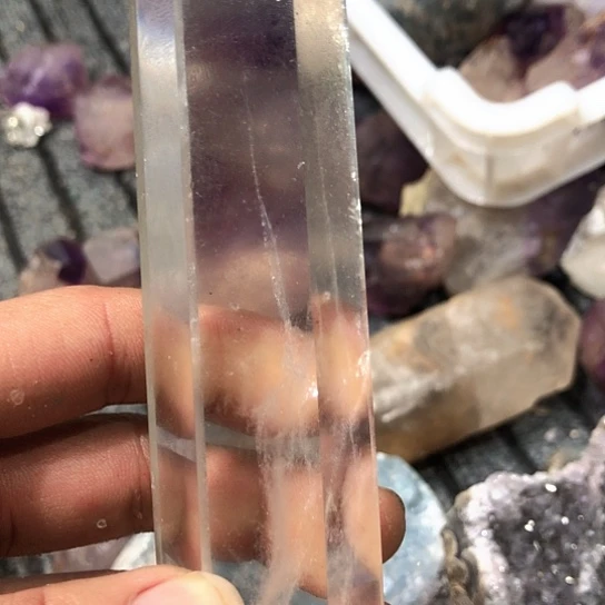 抖***树未镶嵌珠宝半成品水晶