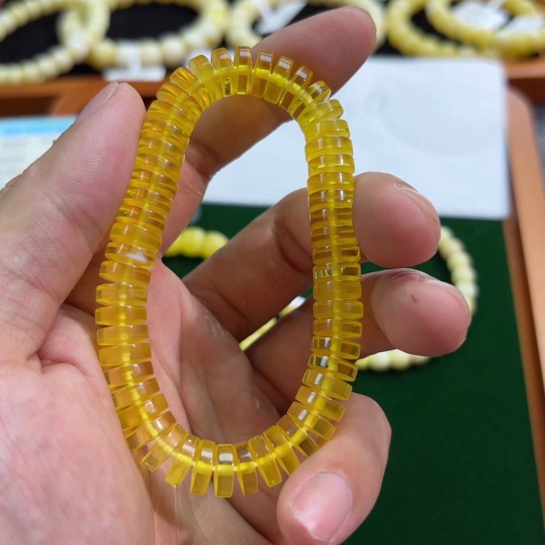 琥珀未镶嵌手链卡 9.3mm