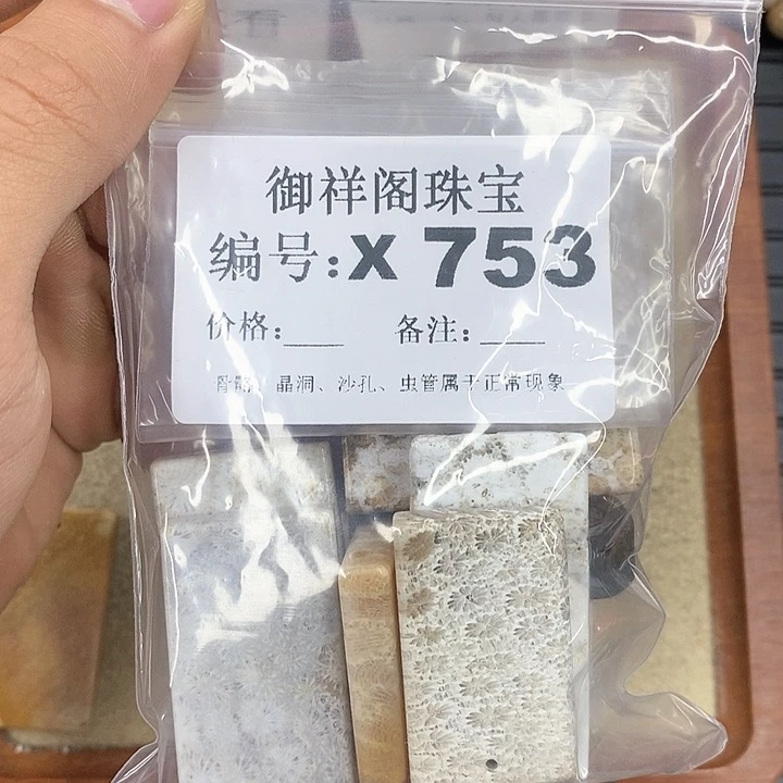 硅化珊瑚（珊瑚玉）颈饰未镶嵌n***1