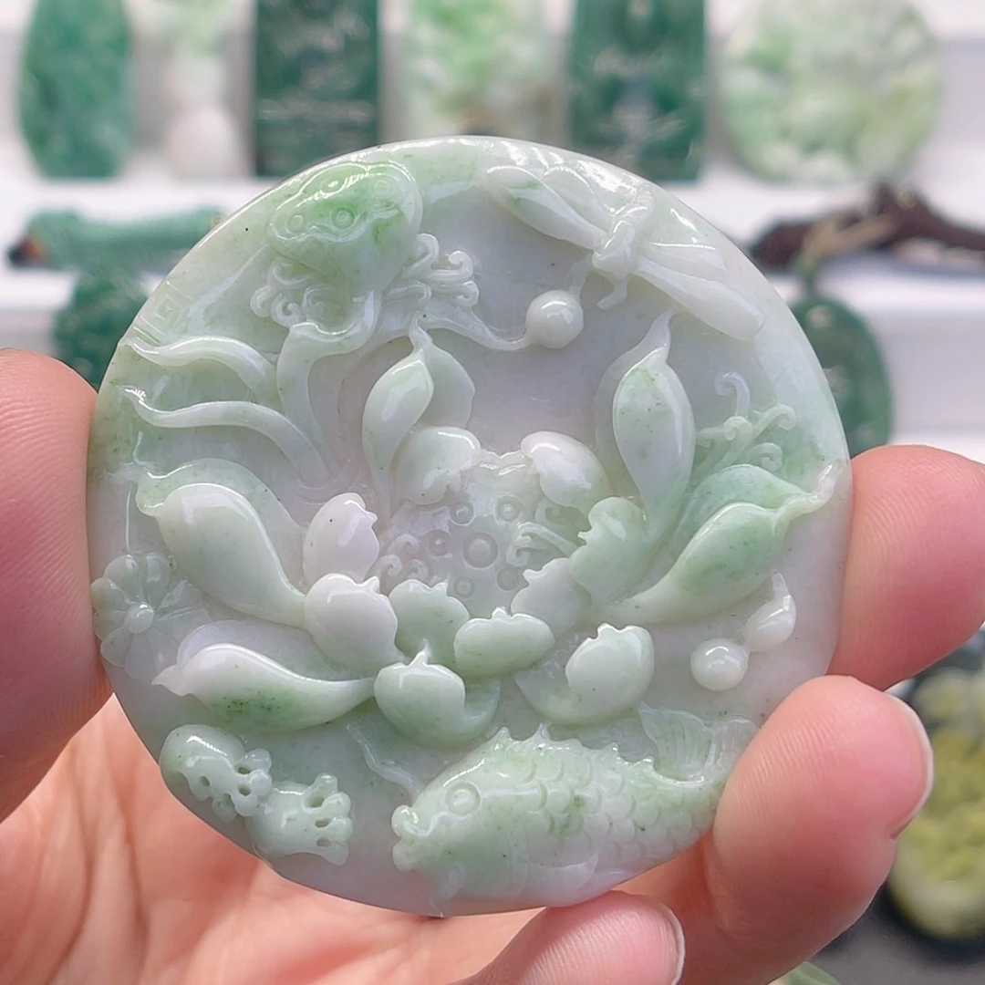 独山玉颈饰未镶嵌木**G