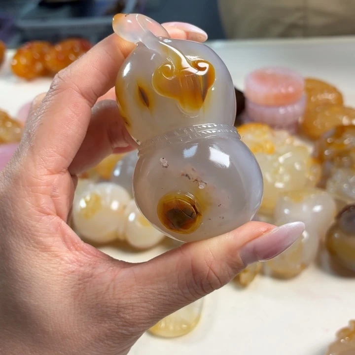 玛瑙/玉髓未镶嵌吊坠(不含链)
