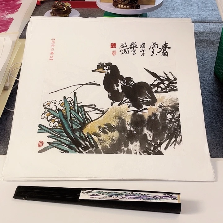 国画张圣敏先生纯手绘作品