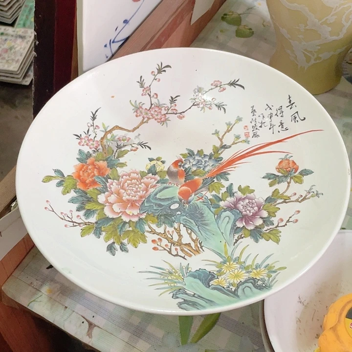 瓷片程*青景德镇现代工艺品