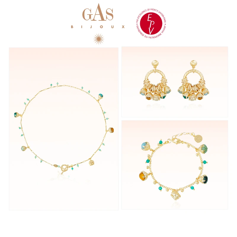 AZLOOK【法国进口】GAS BIJOUX珈思旅行家系列小铃兰套装新年礼物女