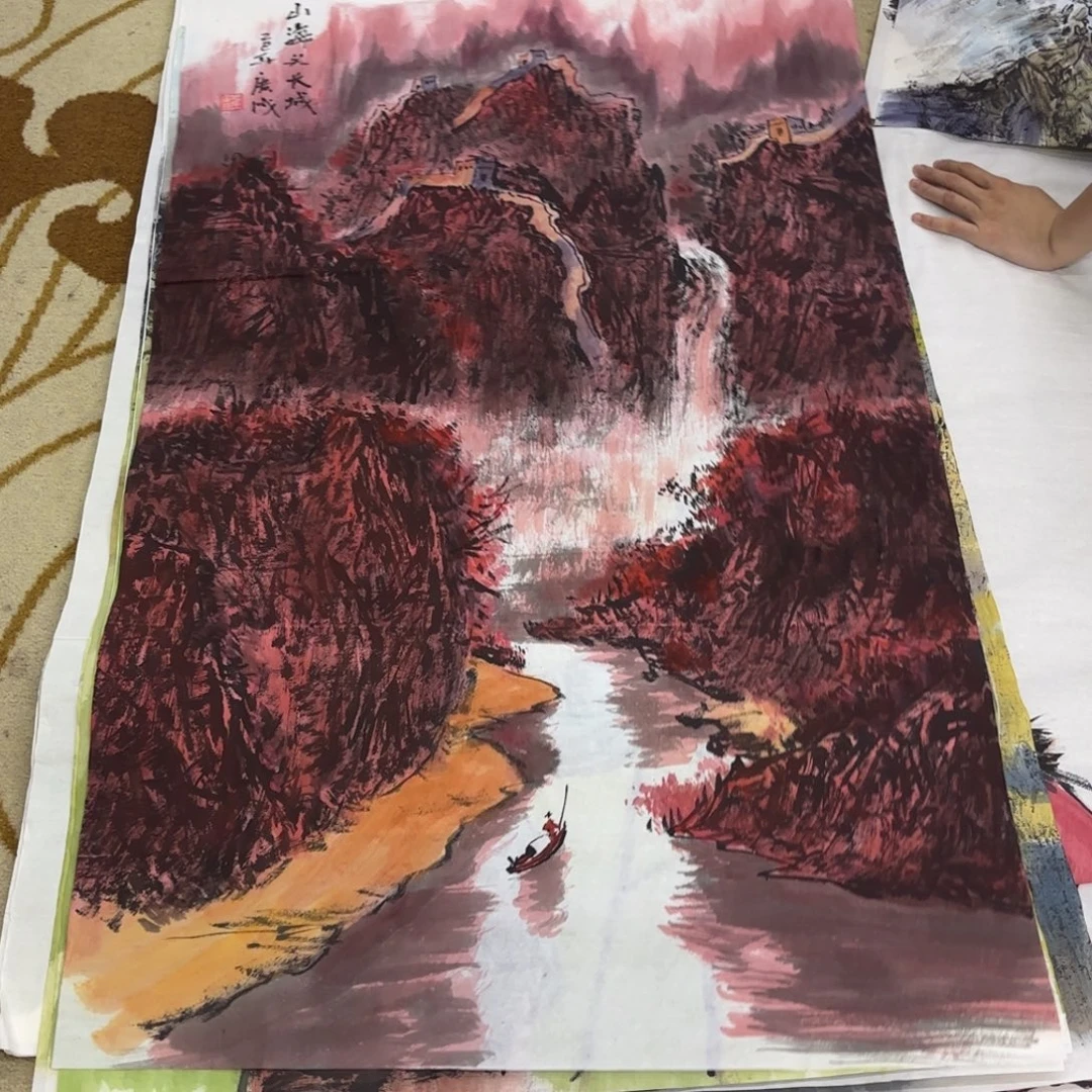 国画崔广成四尺艺