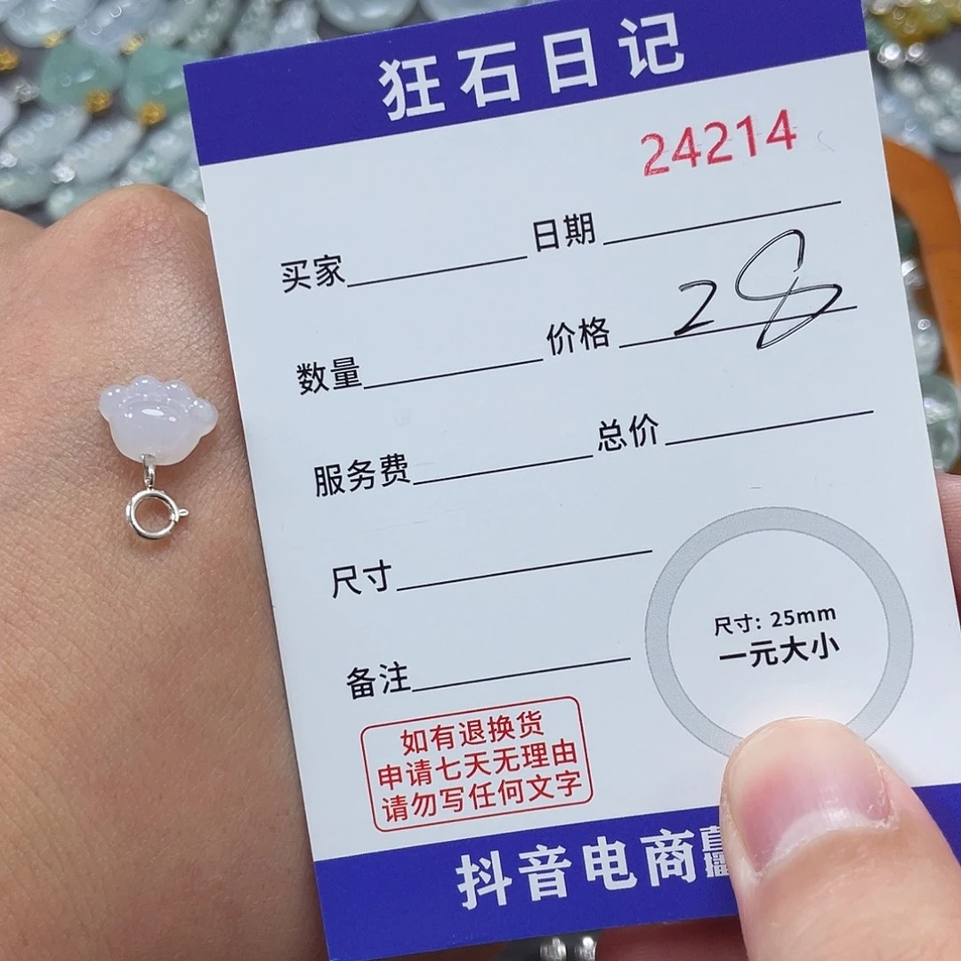 翡翠银S925镶嵌颈饰