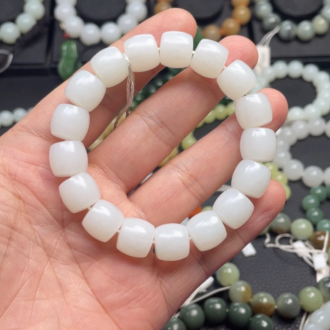 和田玉未镶嵌手链