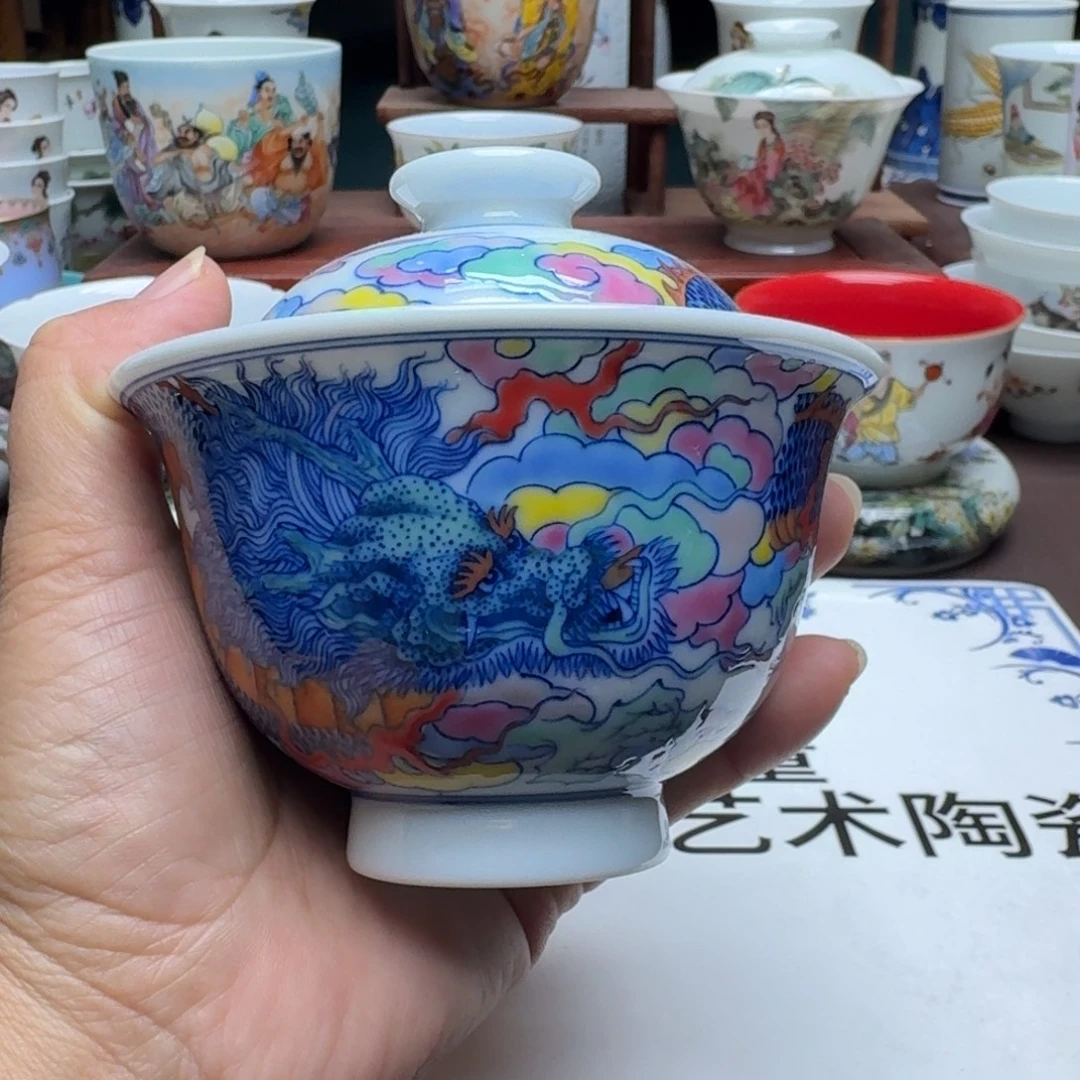景德镇手工手绘展示