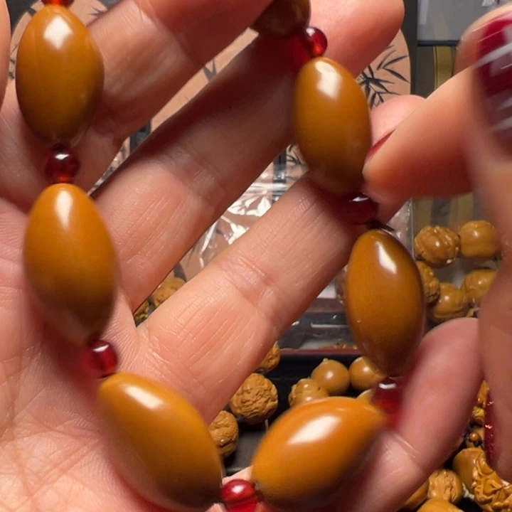 橄榄核手串/手链@*光素核