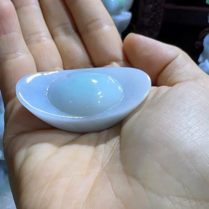 翡翠把件未镶嵌财源广进