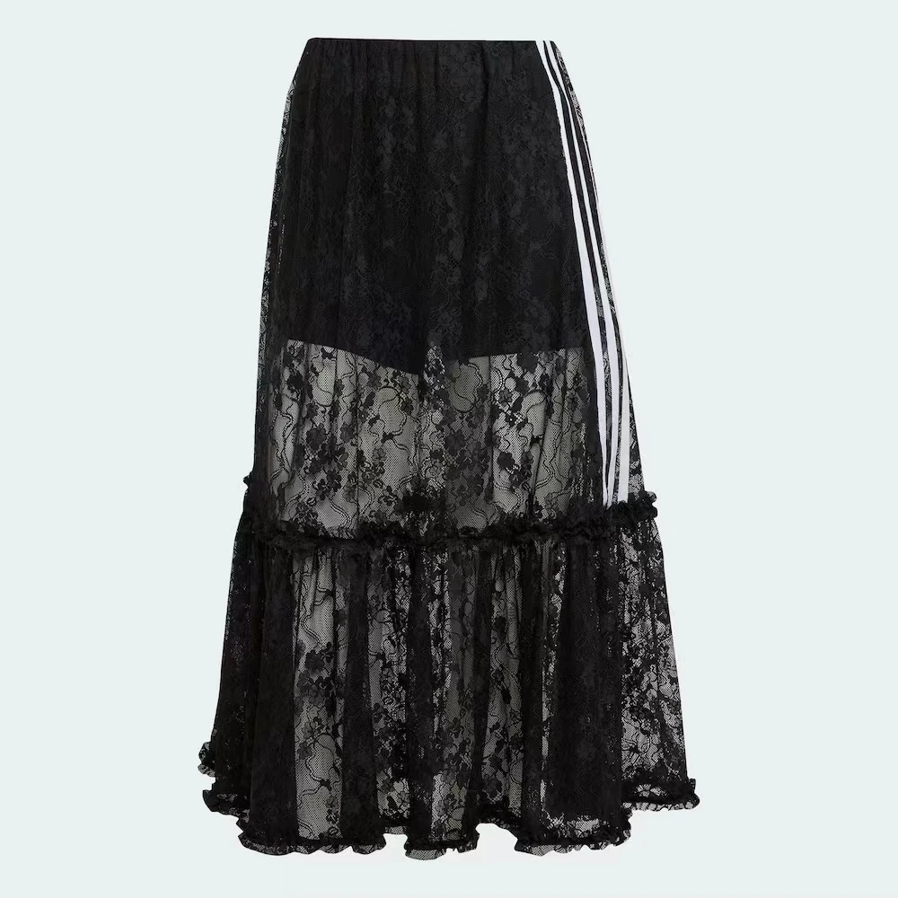 adidas阿迪达斯LACE SKIRT经典运动蕾丝半身裙 KD2289