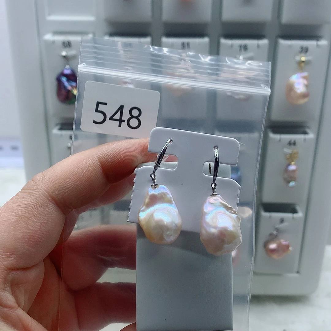 合金淡水珍珠吊坠(不含链)