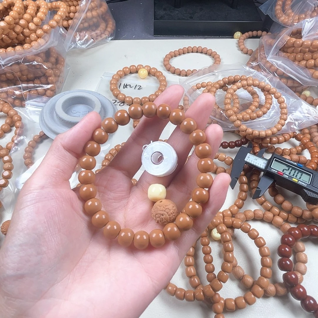 猴头核桃手串走色新款直射➕雕刻配饰