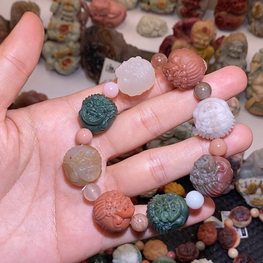 石英质玉（阿拉善玉）未镶嵌手链