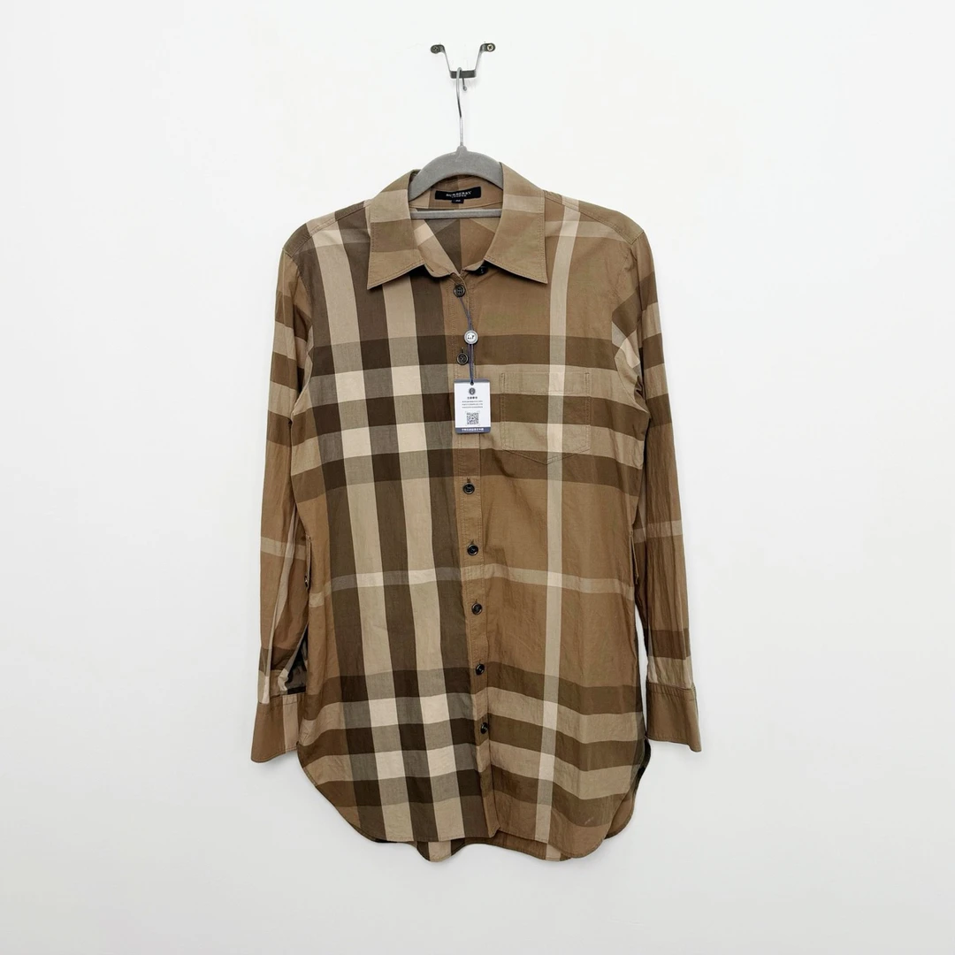 99新 BURBERRY/博柏利 38码/ 格纹衬衫/98新/jm09766