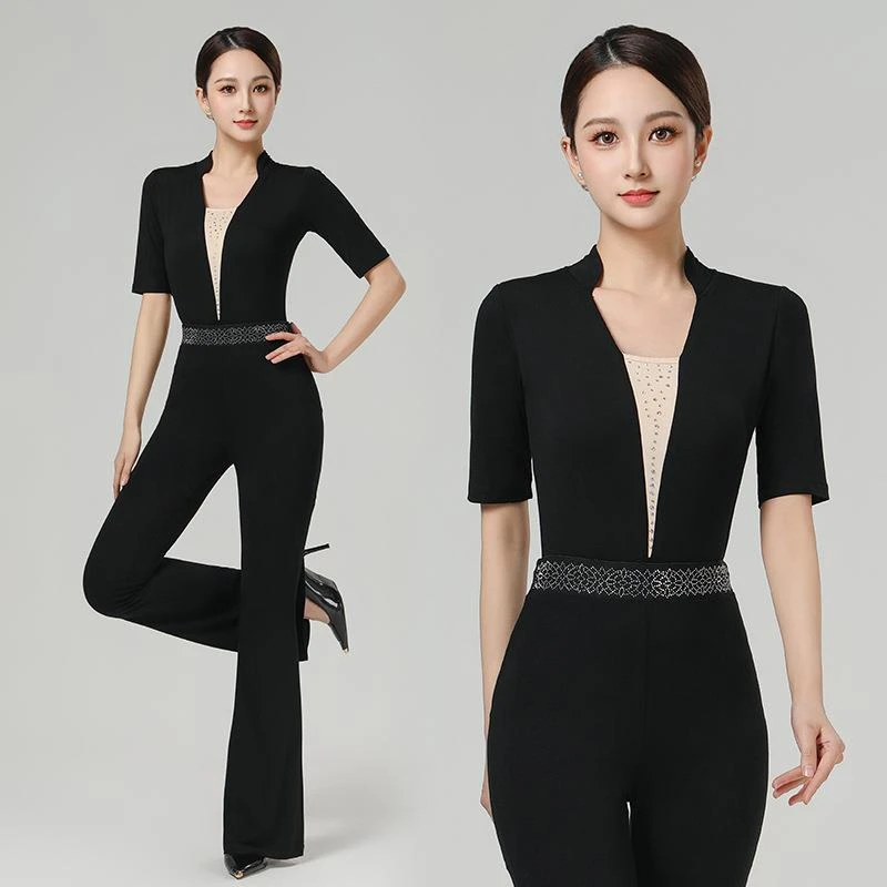 2025年春夏新款形体训练服装女仪态礼仪级感专业导师形体课走秀