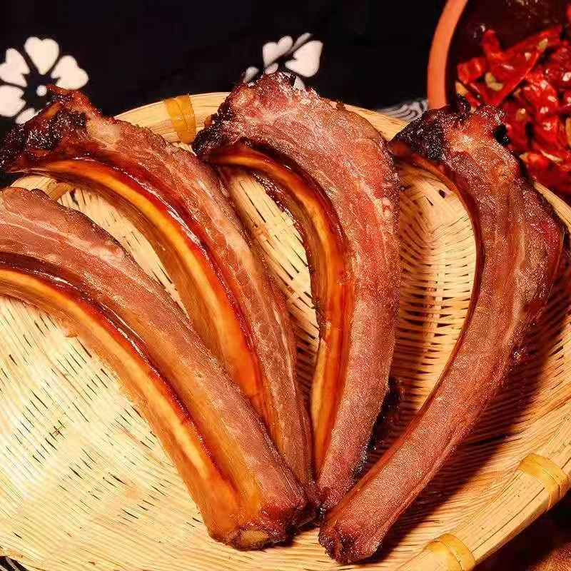 【王麻子】腊排骨四川香椿特产柴火烟熏腊排骨腌制年货