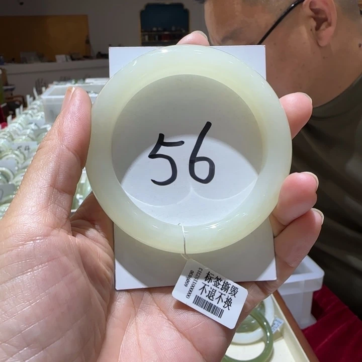 和田玉未镶嵌手镯761