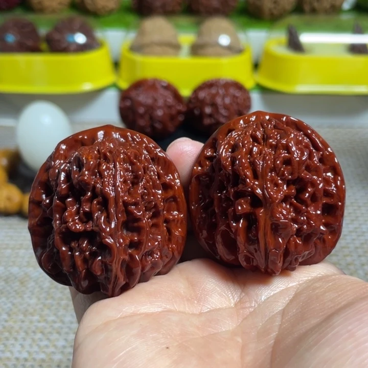 把件文玩核桃42四座楼