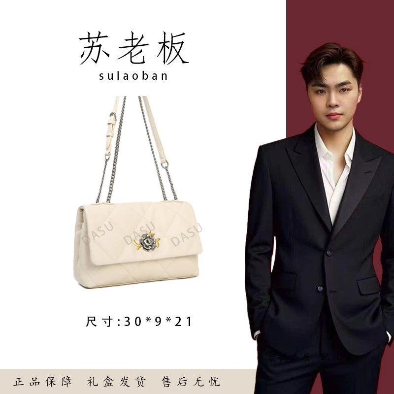 【苏总专属】BF-66568-米白女士时尚潮流气质小众腋下包斜挎包