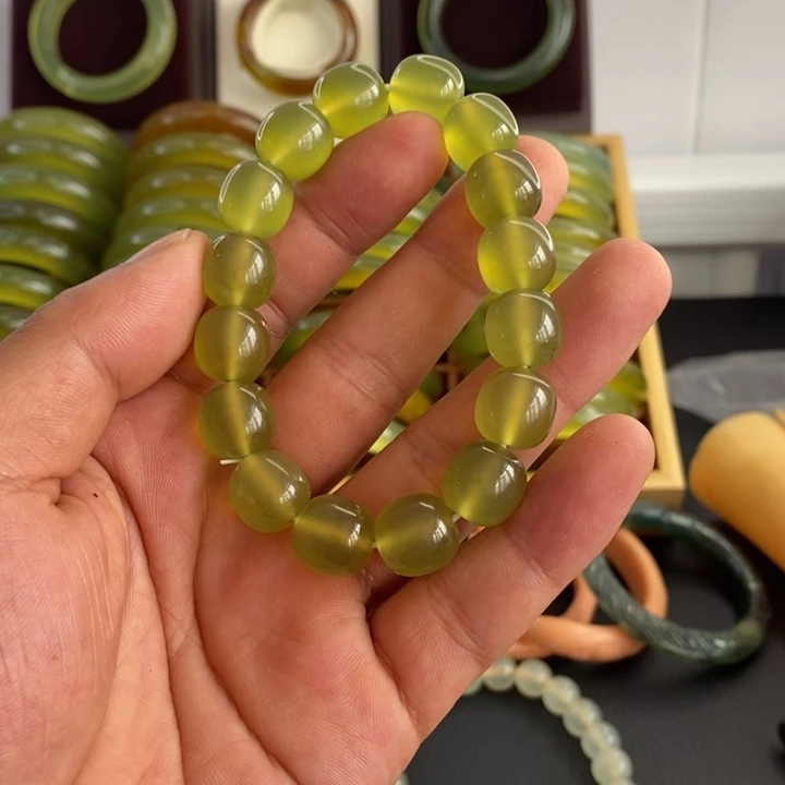 蛇纹石玉合金手镯